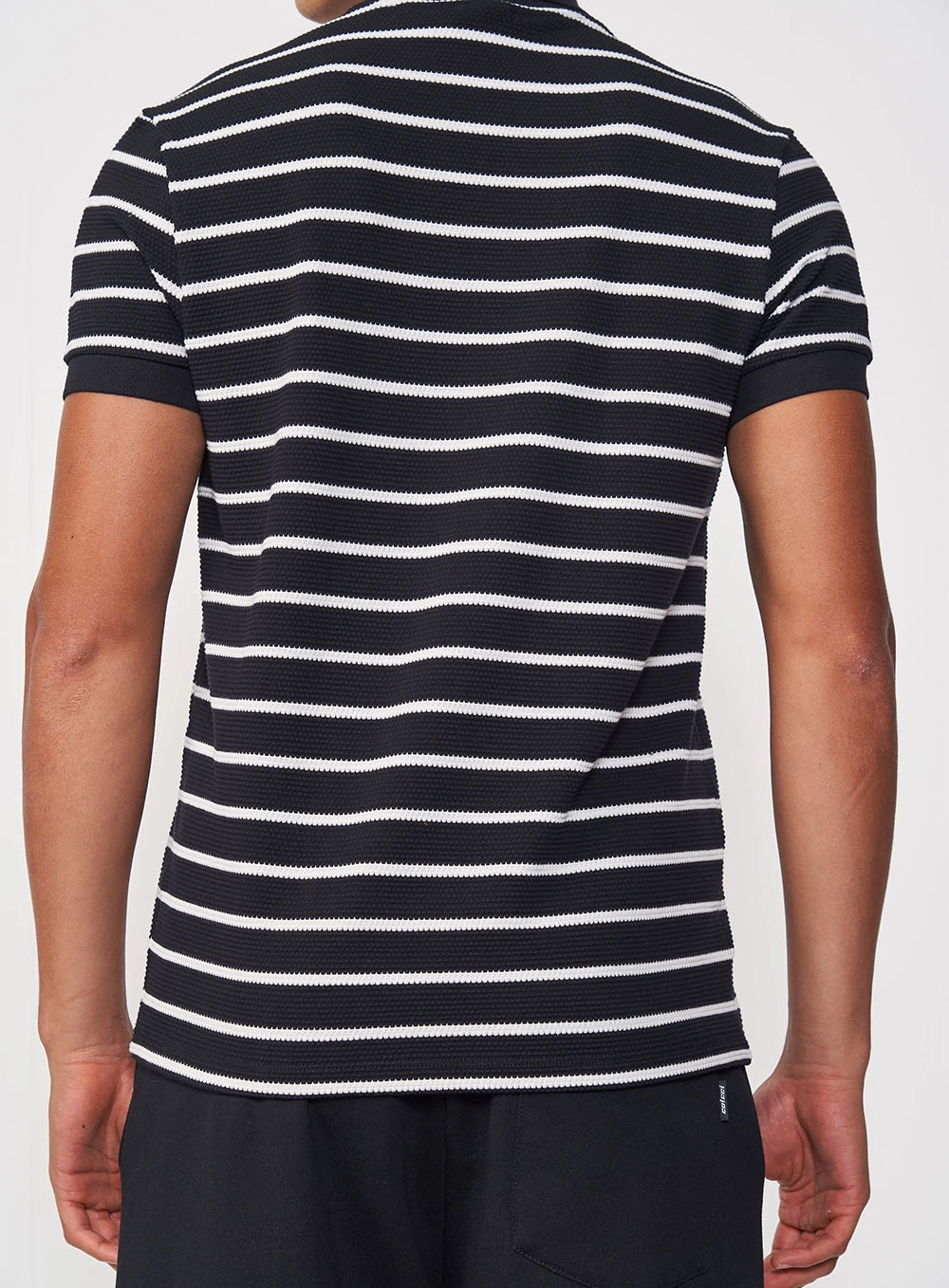 Camisa Masculina Polo Com Listras Estampados