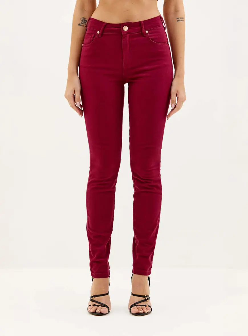 Calça Feminina Sarja Skinny - Michele Bordo 2