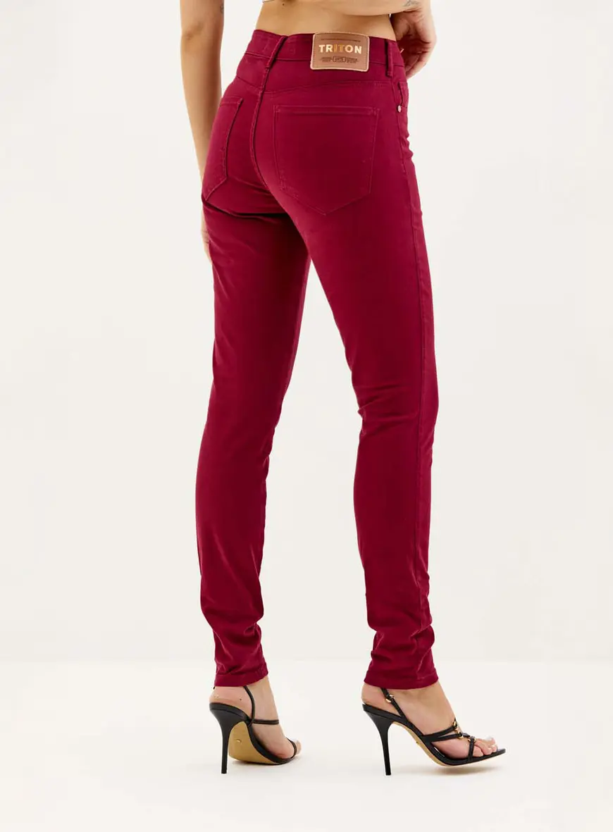 Calça Feminina Sarja Skinny - Michele Bordo 3