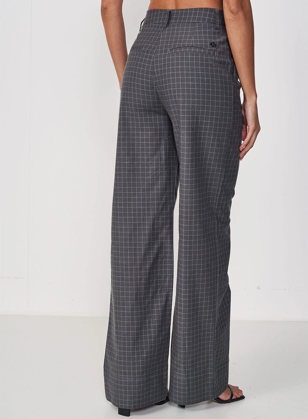 Calça Feminina Alfaiataria Xadrez - Joana Estampados