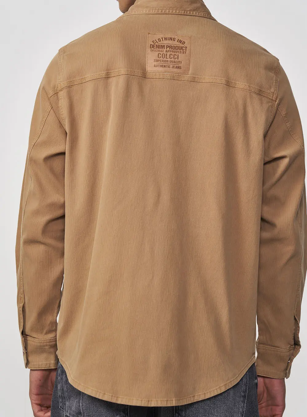 Jaqueta Masculina Sarja Reta Marrom Goldbit
