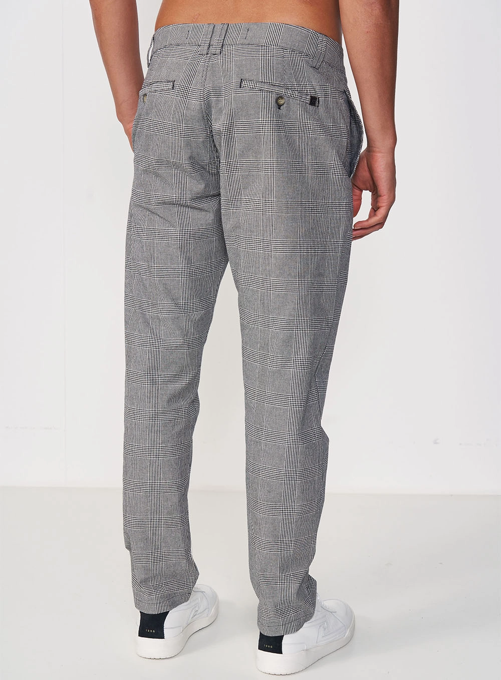 Calça Masculina Xadrez Reta - New Chino Estampados