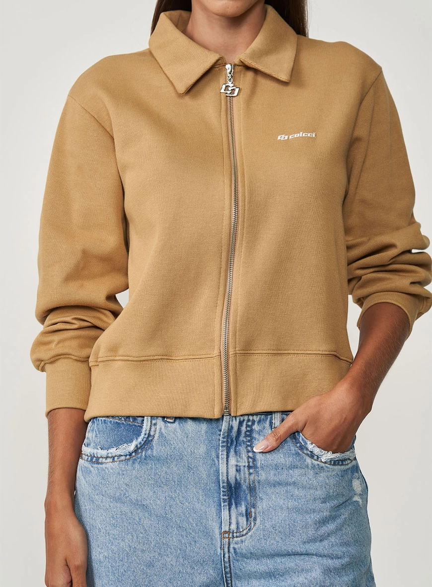 Jaqueta Feminina Comfort Gola Polo