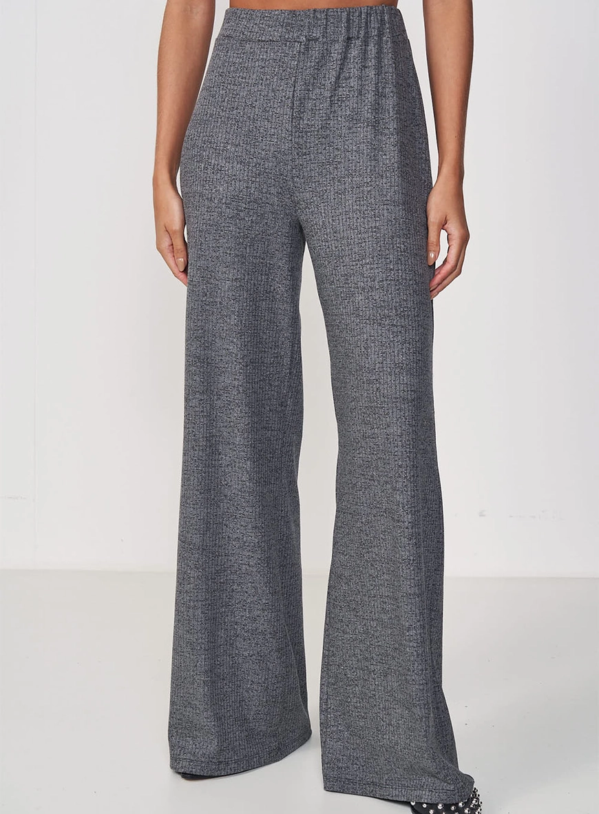 Calça Feminina Pantalona Canelada
