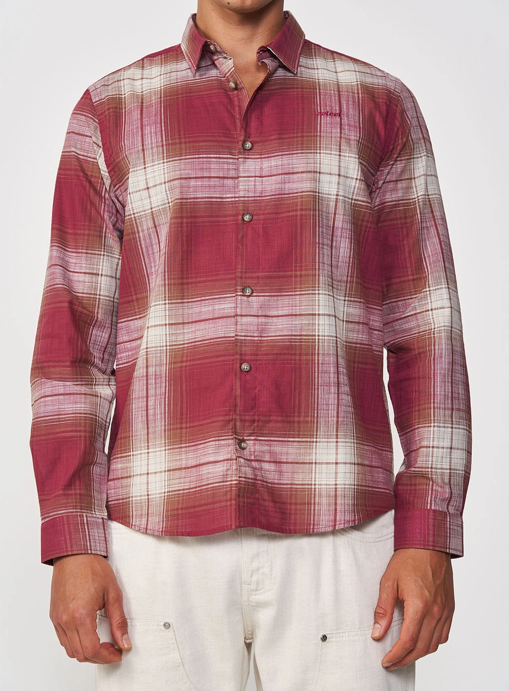 Camisa Masculina Manga Longa Xadrez Estampados