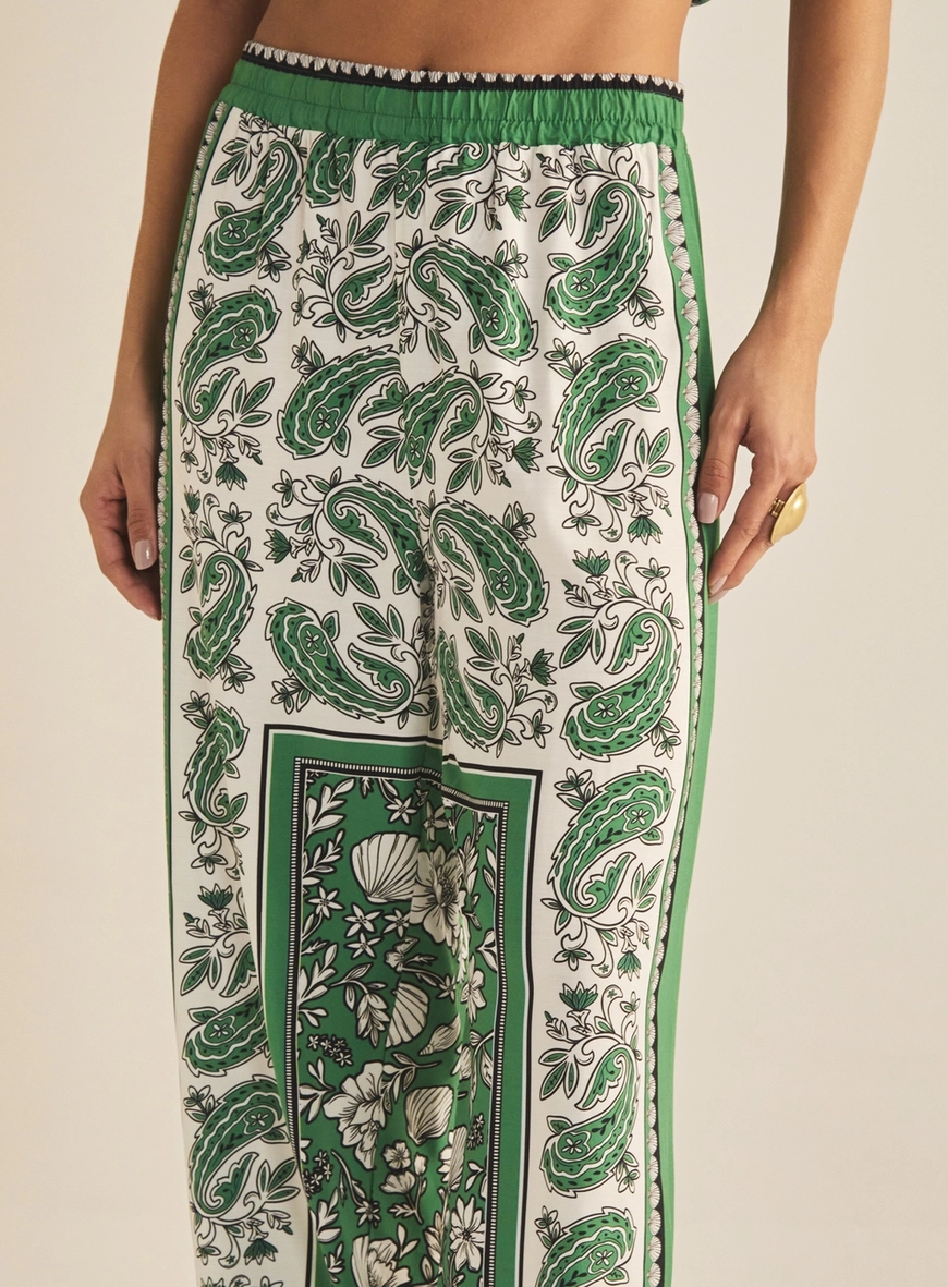 Calça Feminina Pantalona Estampada Estampados 3