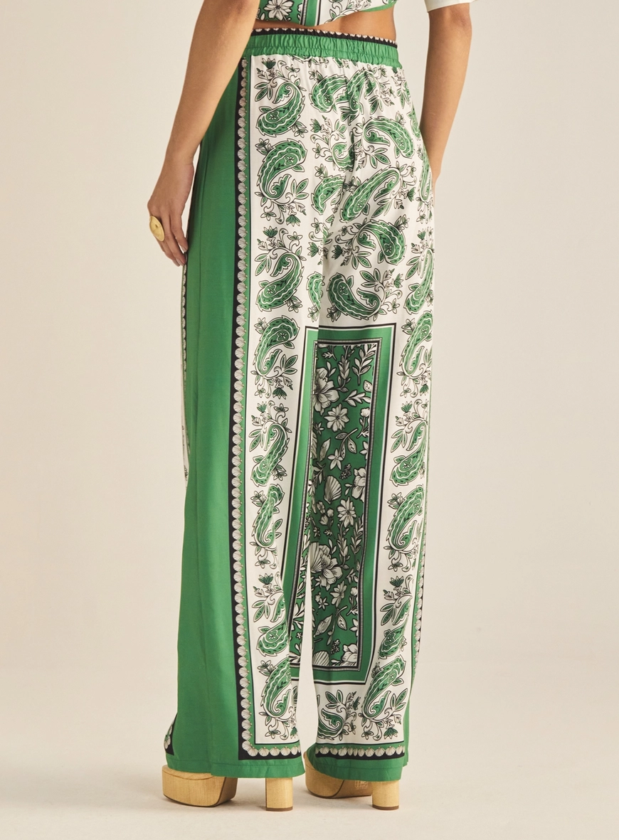 Calça Feminina Pantalona Estampada Estampados 4