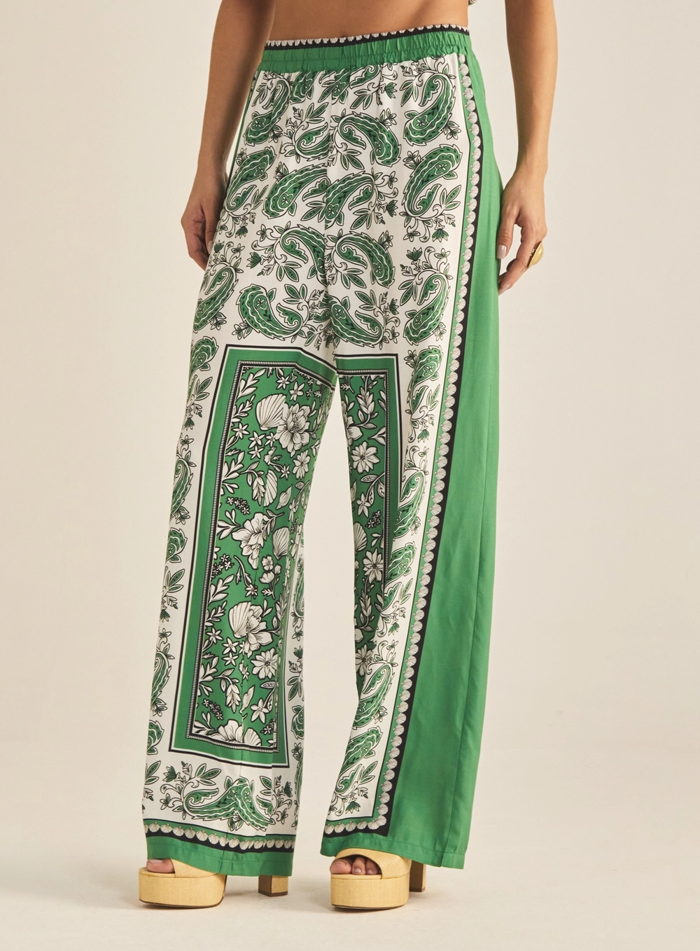 Calça Feminina Pantalona Estampada Estampados 2