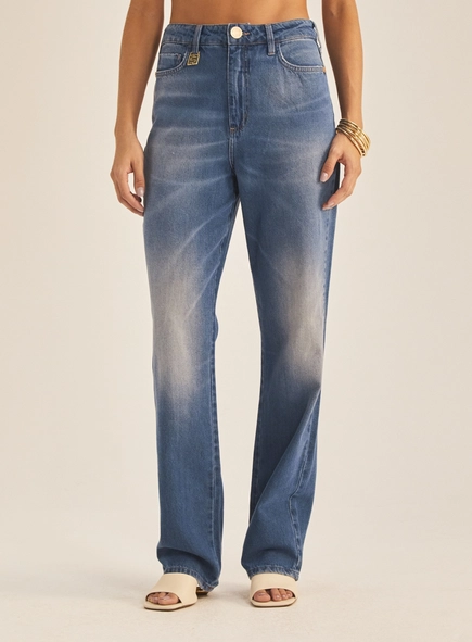 Calça Jeans Feminina Reta Clássica
