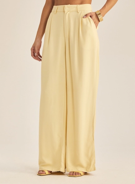 Calça Feminina Alfaiataria Pantalona
