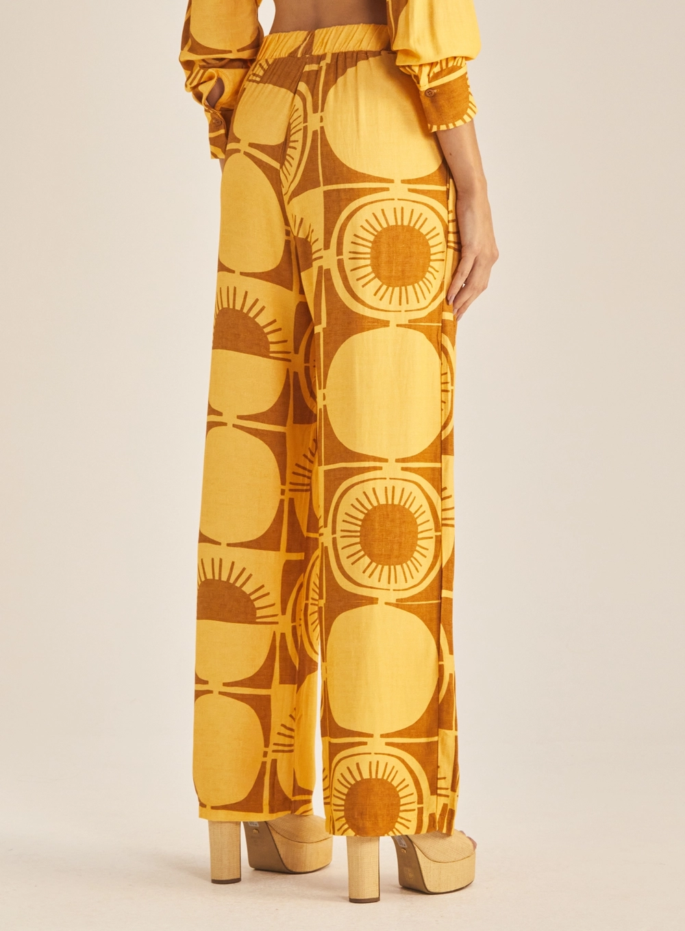 Calça Feminina Reta Estampada Estampados 4