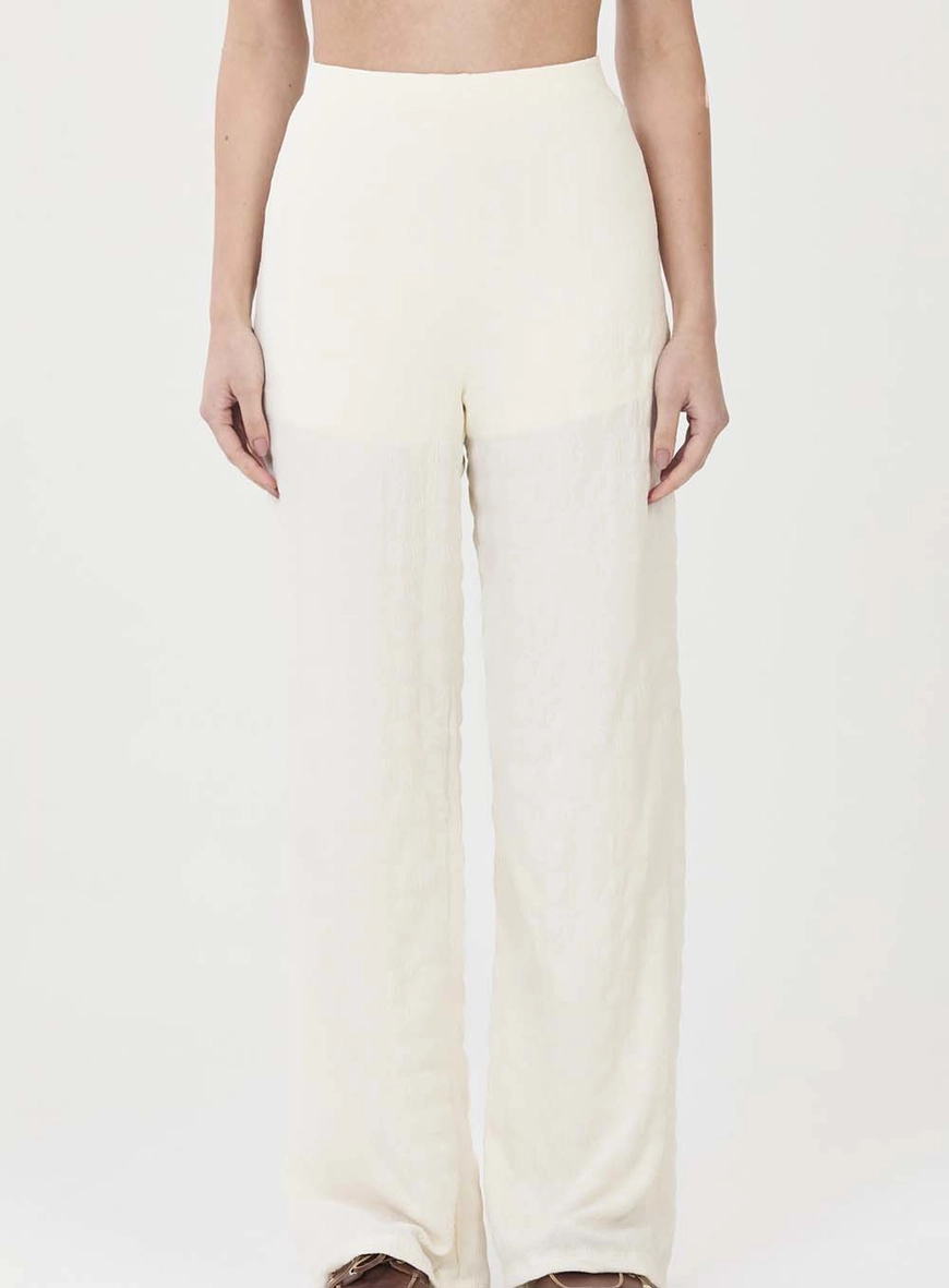 Calça Comfort Wide Leg Off Shell 2