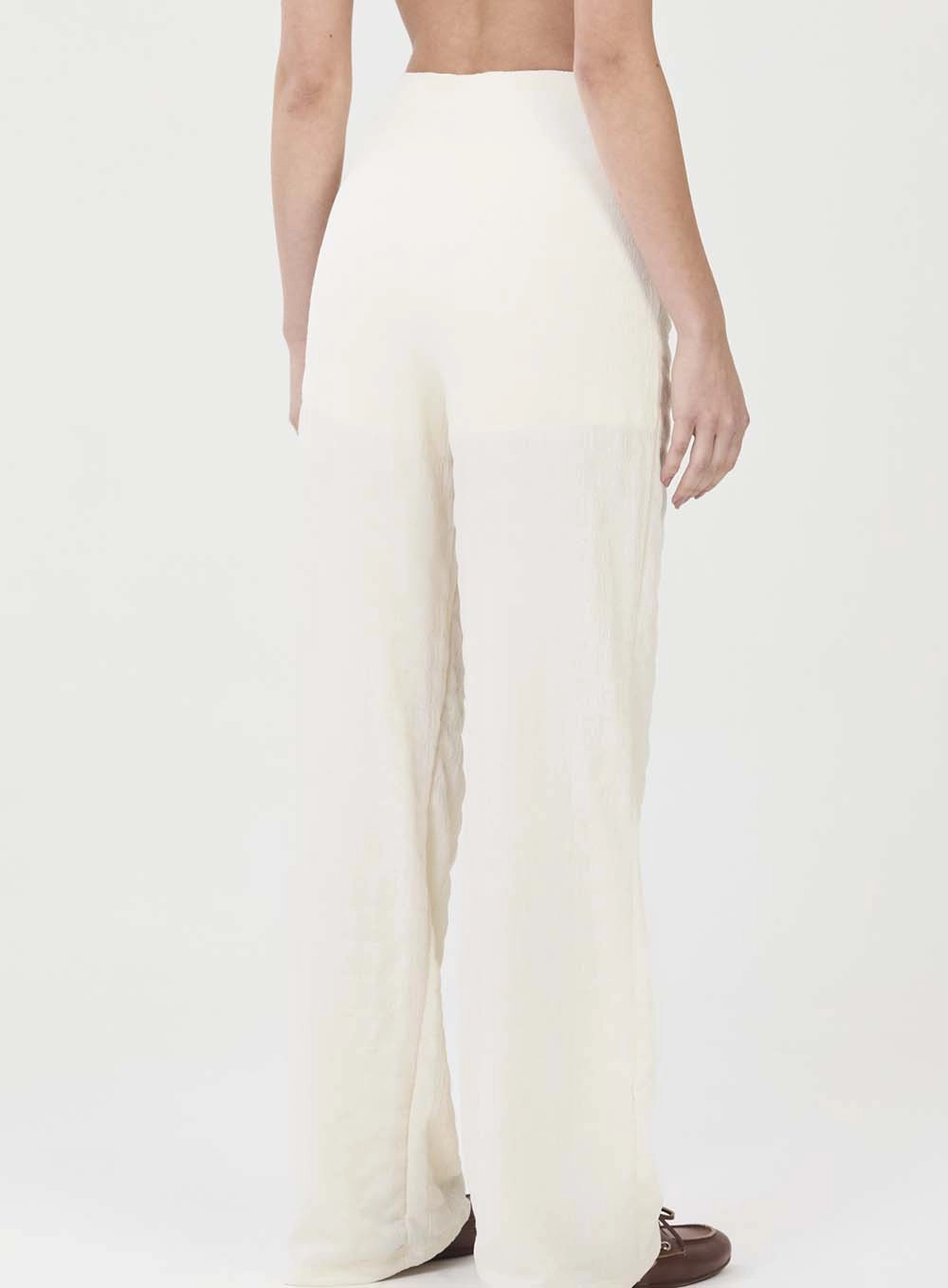 Calça Comfort Wide Leg Off Shell 3