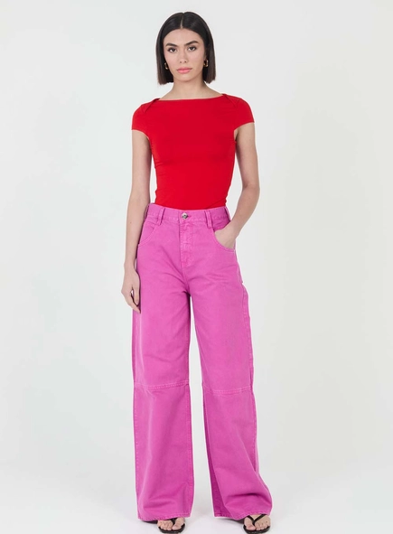 Calça Sarja Baggy