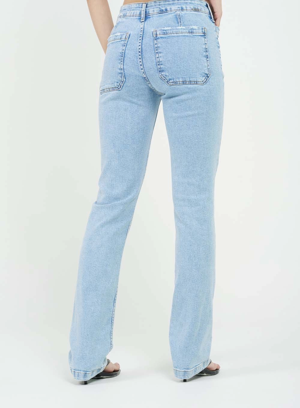 Calça Jeans Reta Stretch Índigo 3
