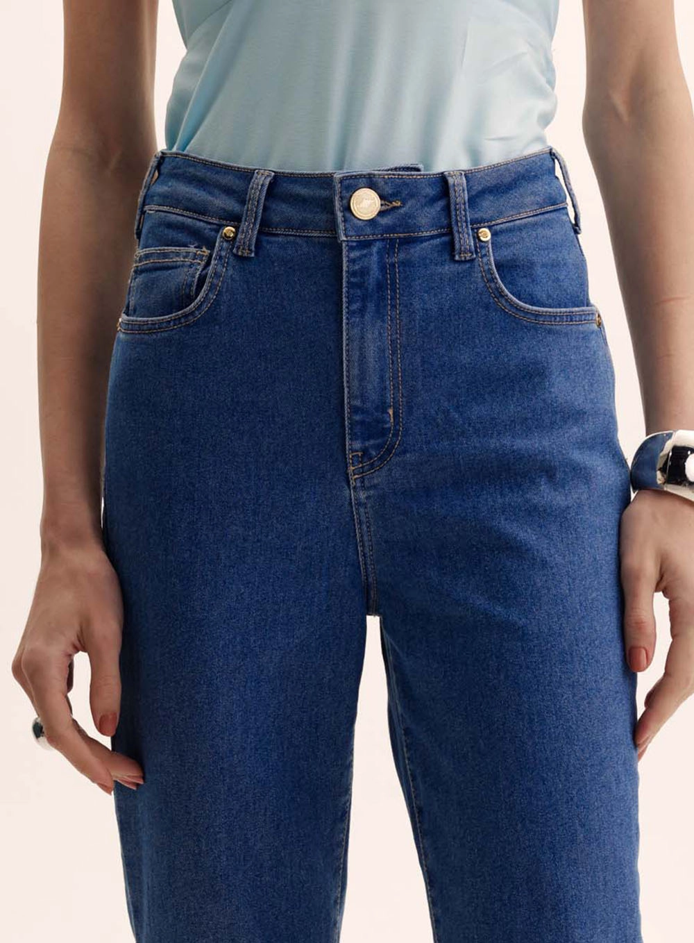 Calça Jeans Feminina Flare - Camila Índigo 2