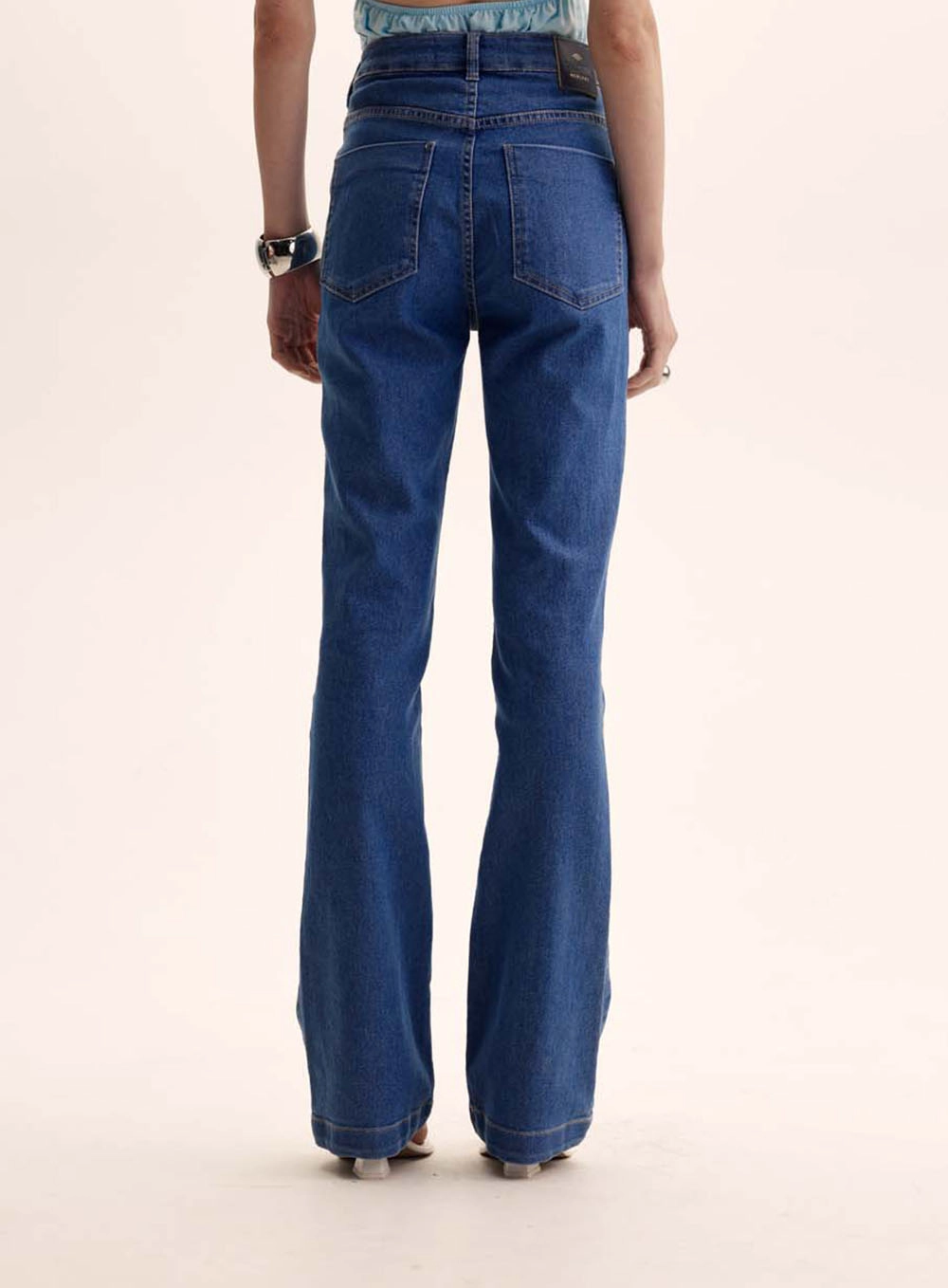 Calça Jeans Feminina Flare - Camila Índigo 3