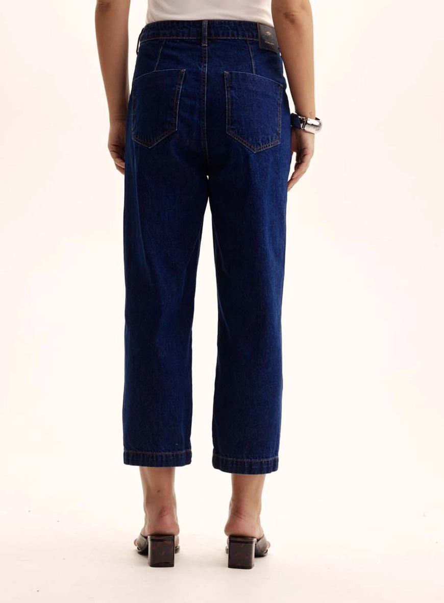 Calça Jeans Feminina Pantacourt - Carol Índigo 4