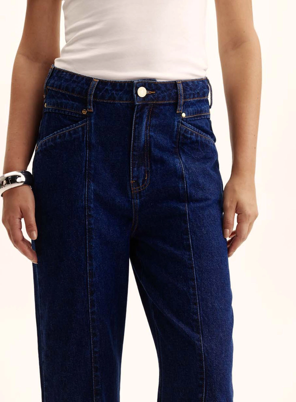 Calça Jeans Feminina Pantacourt - Carol Índigo 3