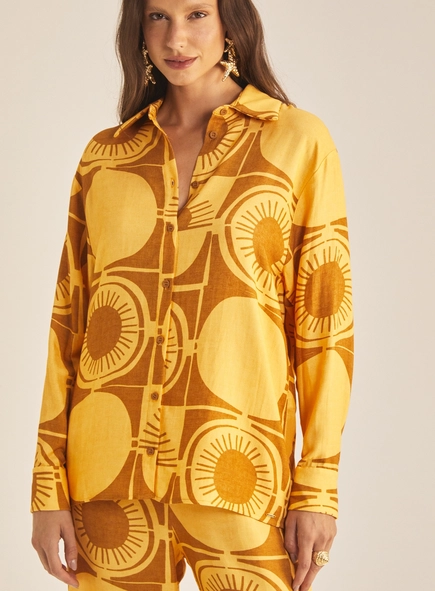 Camisa Feminina Comfort Estampada