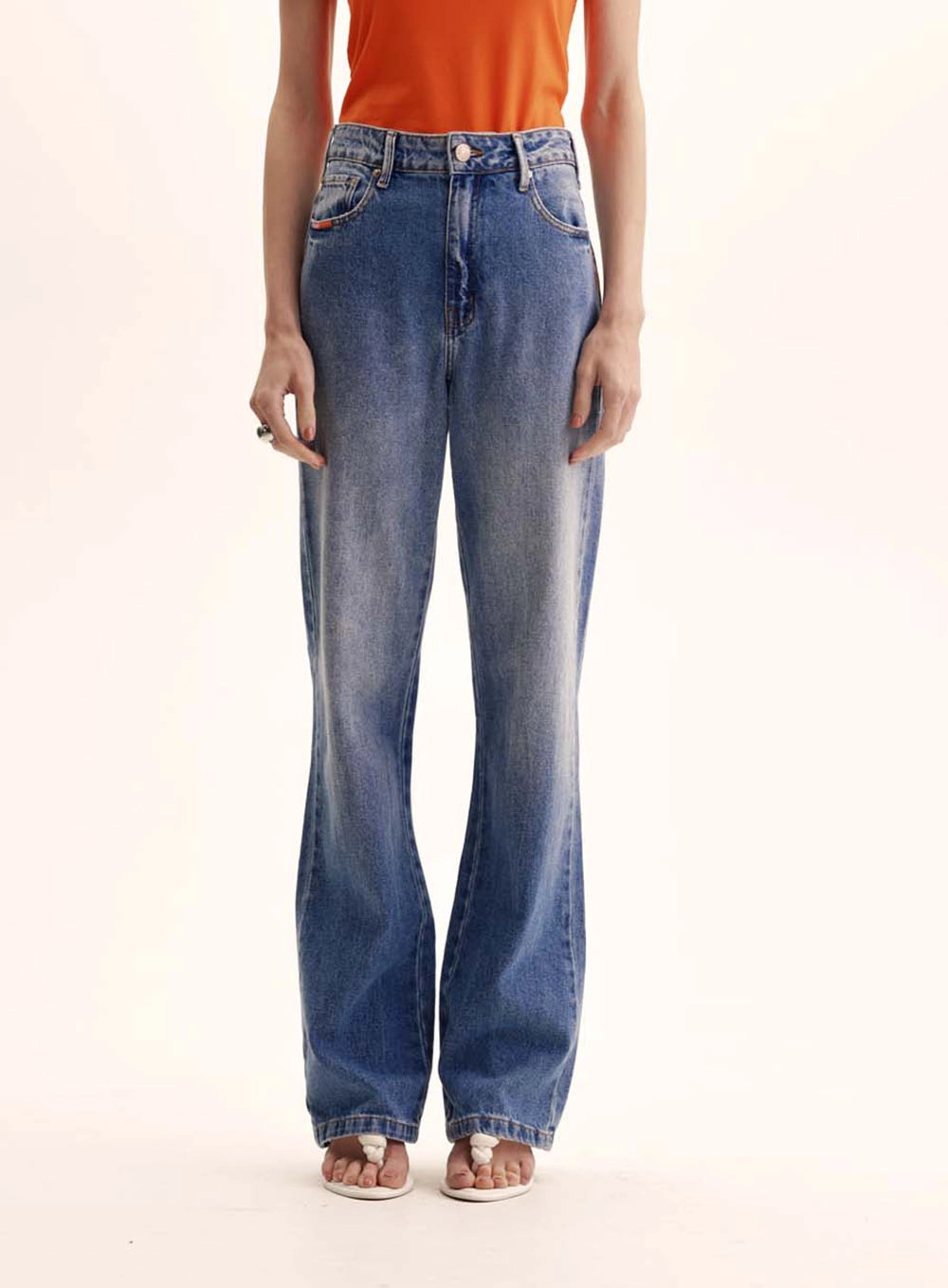 Calça Jeans Feminina Wide Leg - Laura Índigo 2