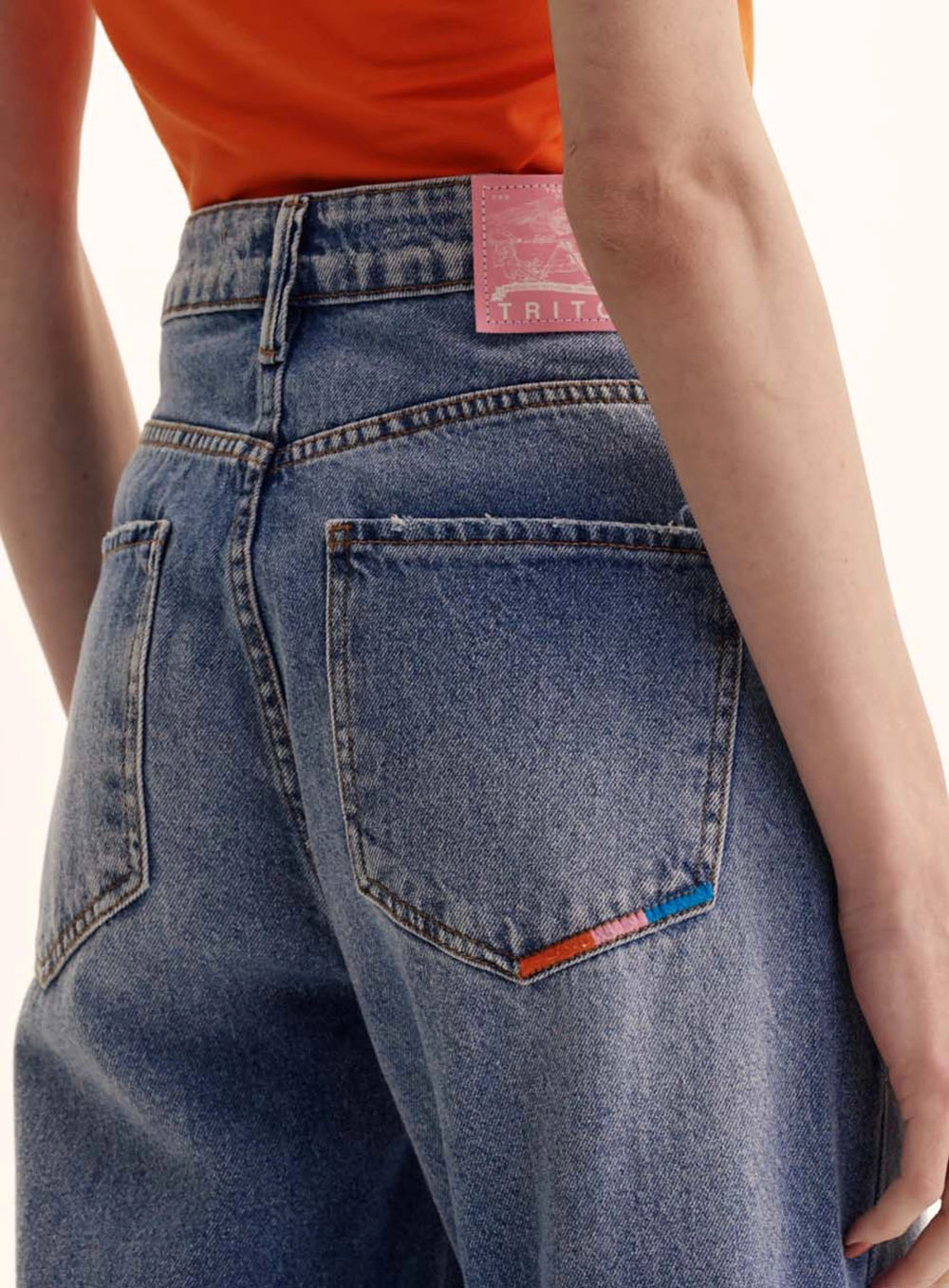Calça Jeans Feminina Wide Leg - Laura Índigo 5
