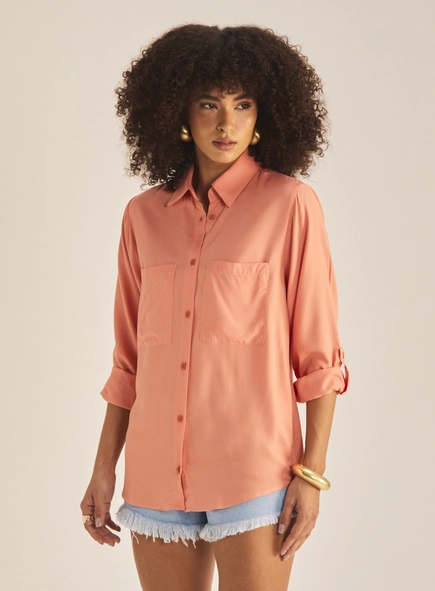 Camisa Feminina Comfort Manga Longa