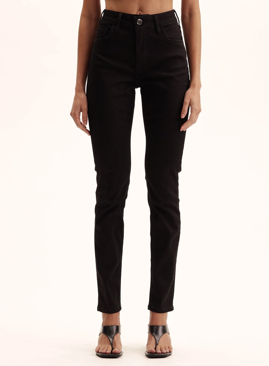 Calça Jeans Feminina Skinny - Michele Indigo Preto 2
