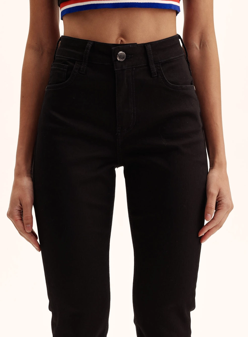 Calça Jeans Feminina Skinny - Michele Indigo Preto 3