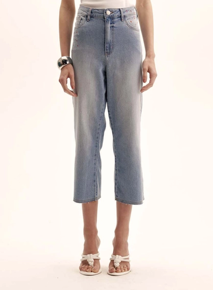 Calça Jeans Feminina Pantacourt - Carol