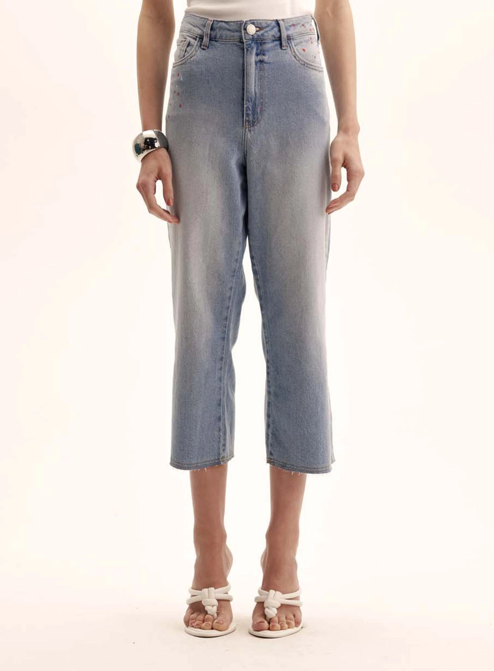 Calça Jeans Feminina Pantacourt - Carol Índigo 2