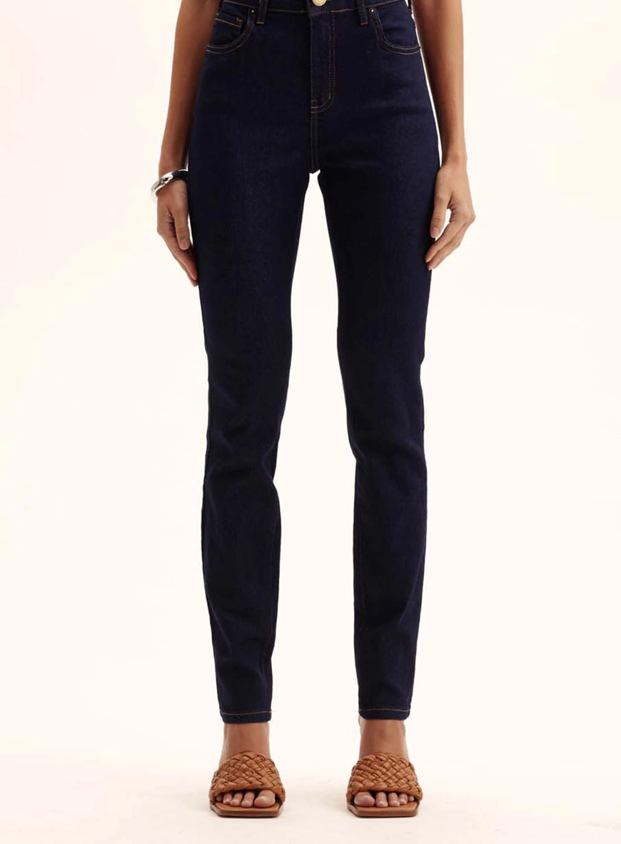 Calça Jeans Feminina Skinny - Michele Índigo 2