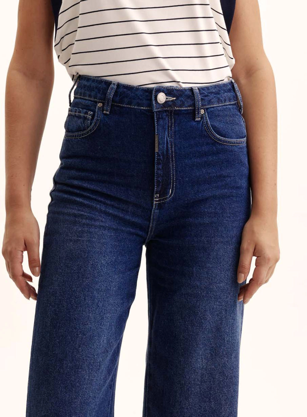 Calça Jeans Wide Leg - Loren Índigo 3
