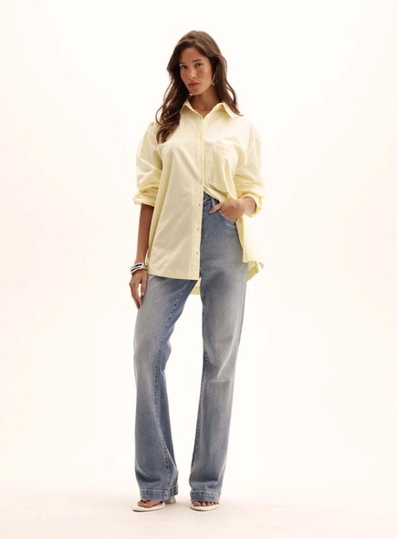 Calça Jeans Feminina Com Puídos - Camila
