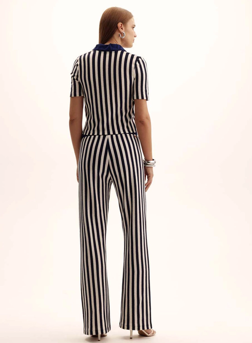 Calça Feminina Flare Navy Estampados 5