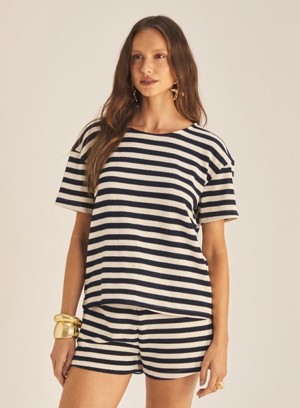 Camiseta Feminina Boyfriend Listrada