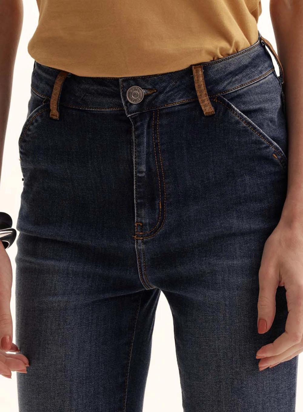Calça Jeans Feminina Bolso Faca - Gisele Índigo 3