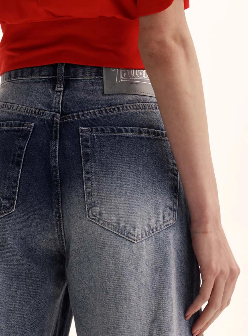 Calça Jeans Feminina Wide Leg - Loren Índigo 3