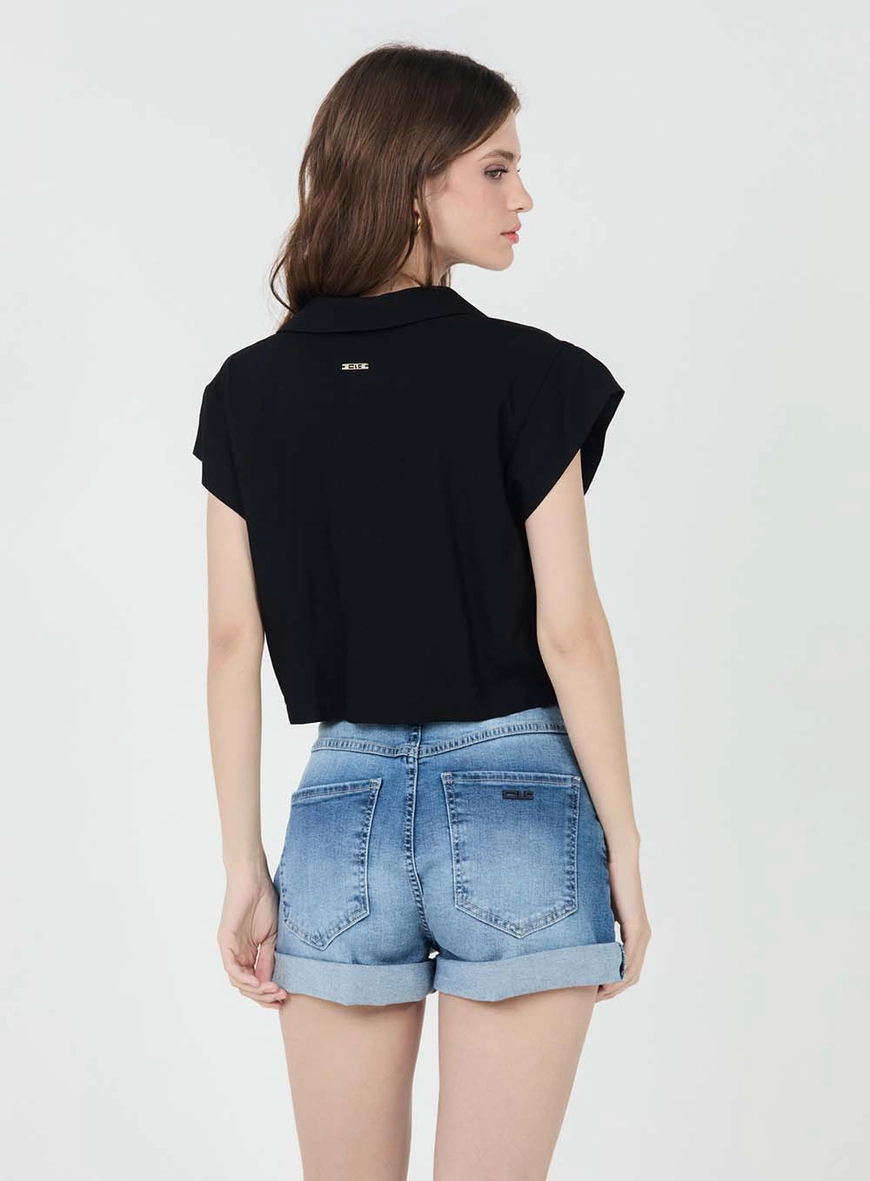 Polo Comfort Alfaiataria Preto 3