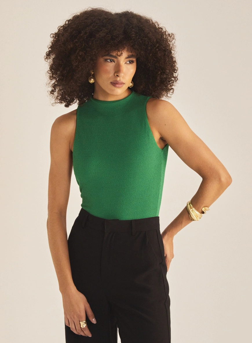 Body Slim Com Recorte Verde 2