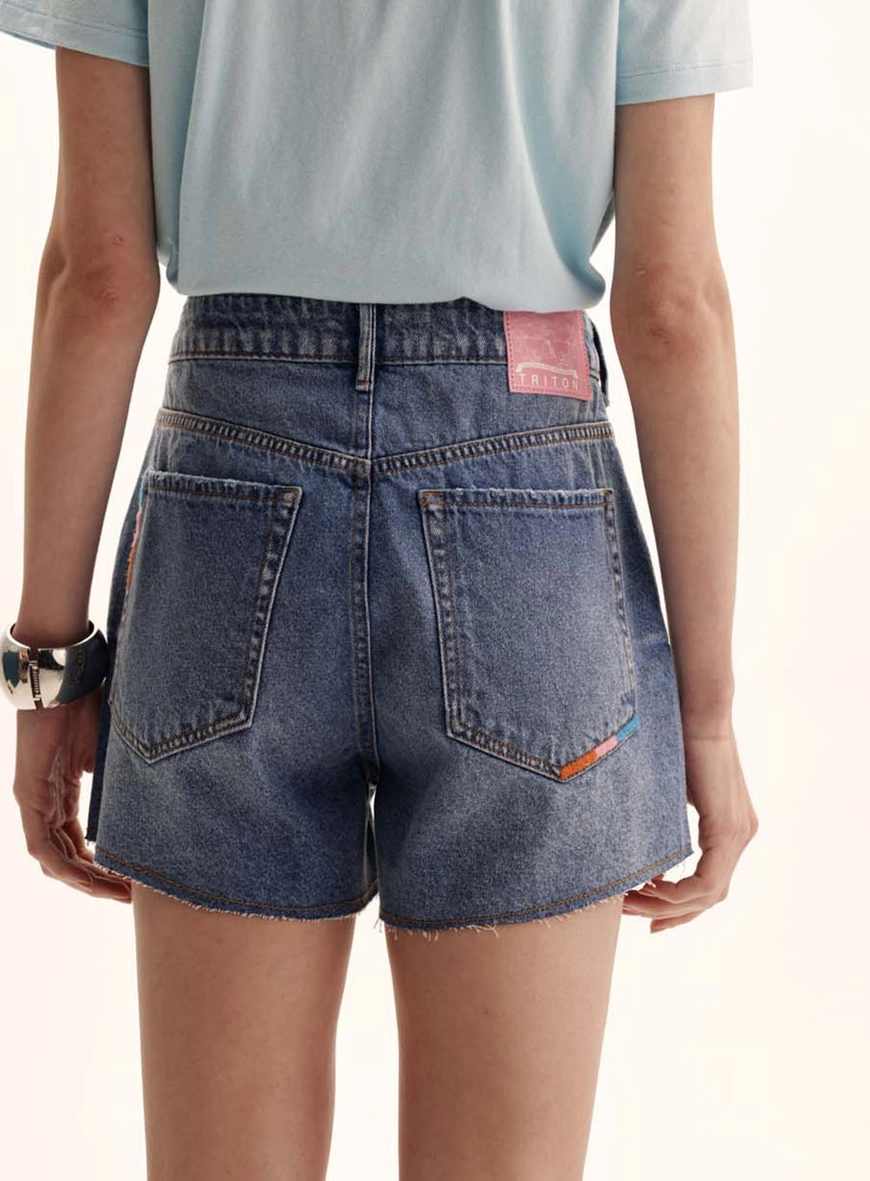 Short Jeans Feminino - Maite Índigo 3