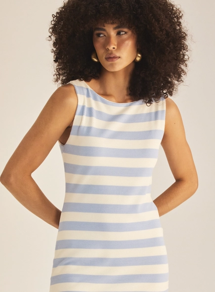 Vestido Comfort Listrado