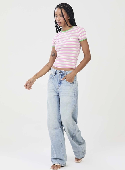 Camiseta Baby Look Listrada Clc