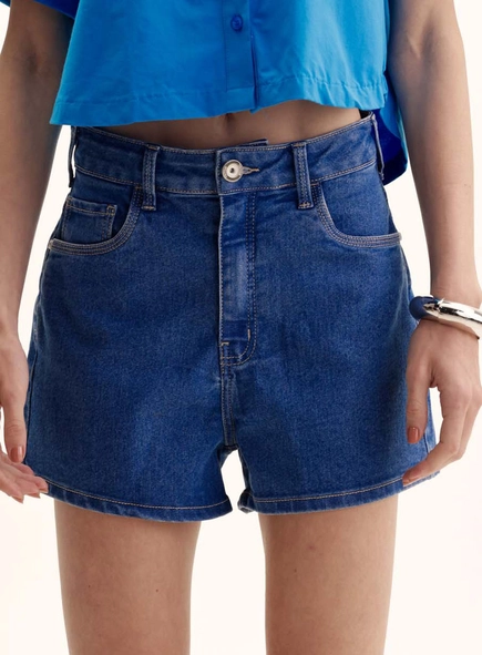 Short Jeans Feminino Curto - Karen