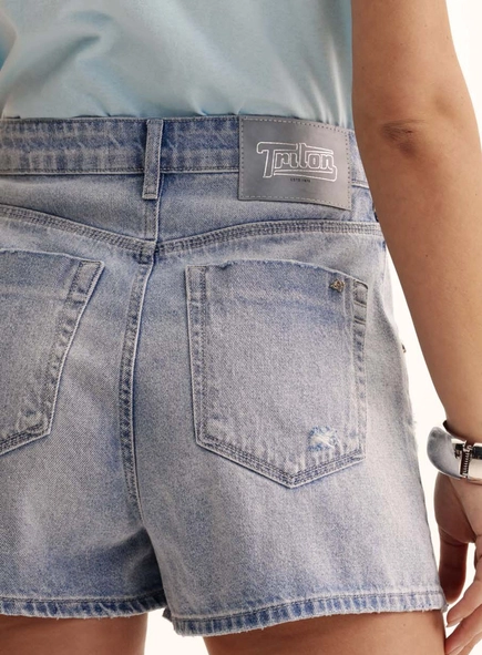 Short Jeans Feminino Curto - Anne