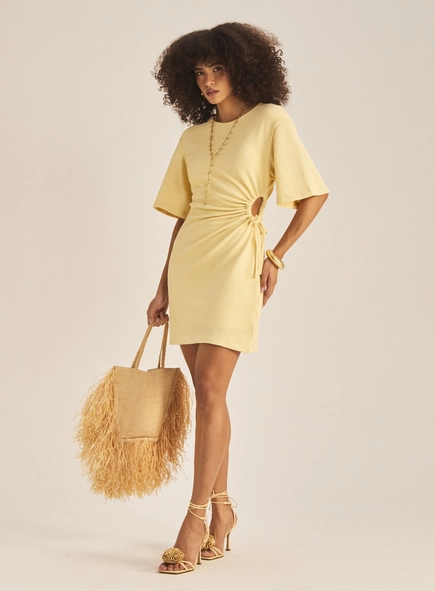 Vestido Comfort Over Com Recorte