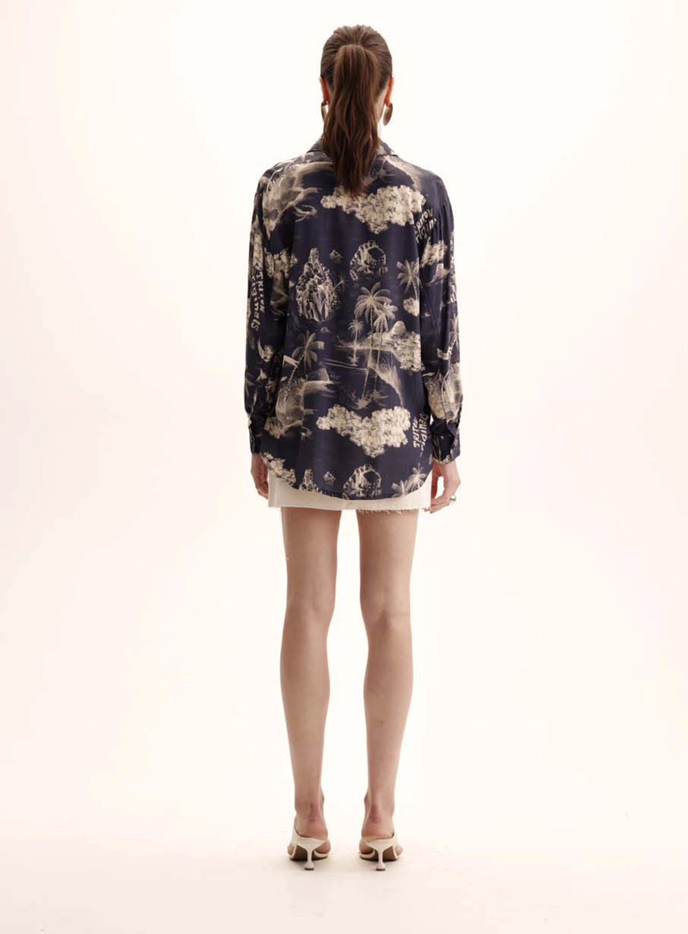 Camisa Feminina Over Seaside Print Estampados 5