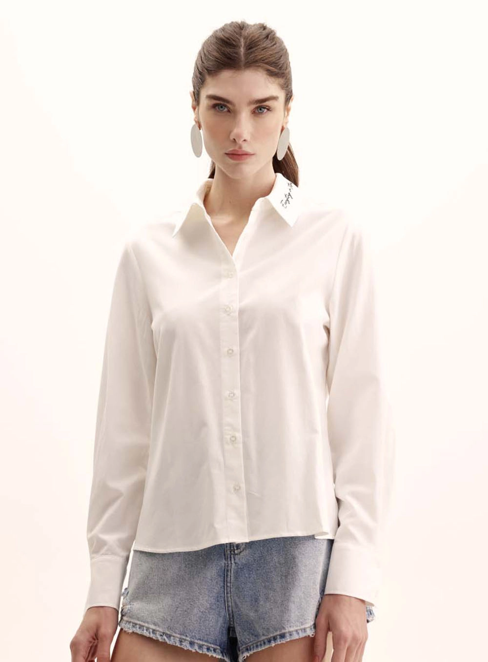 Camisa Feminina Comfort Manga Longa Off Shell 2