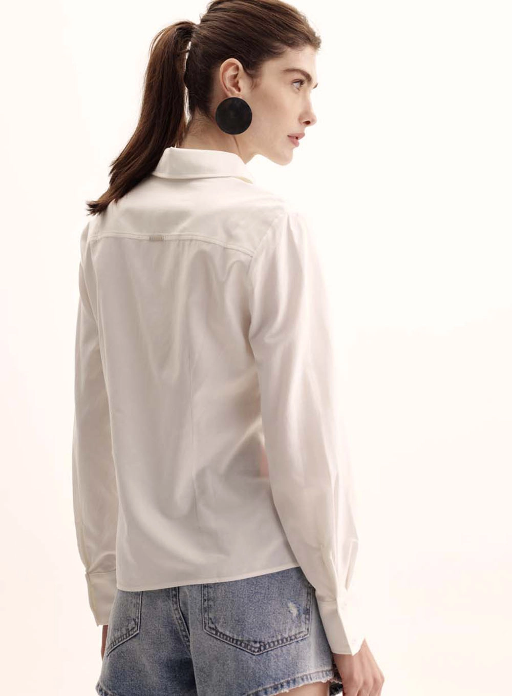 Camisa Feminina Comfort Manga Longa Off Shell 4