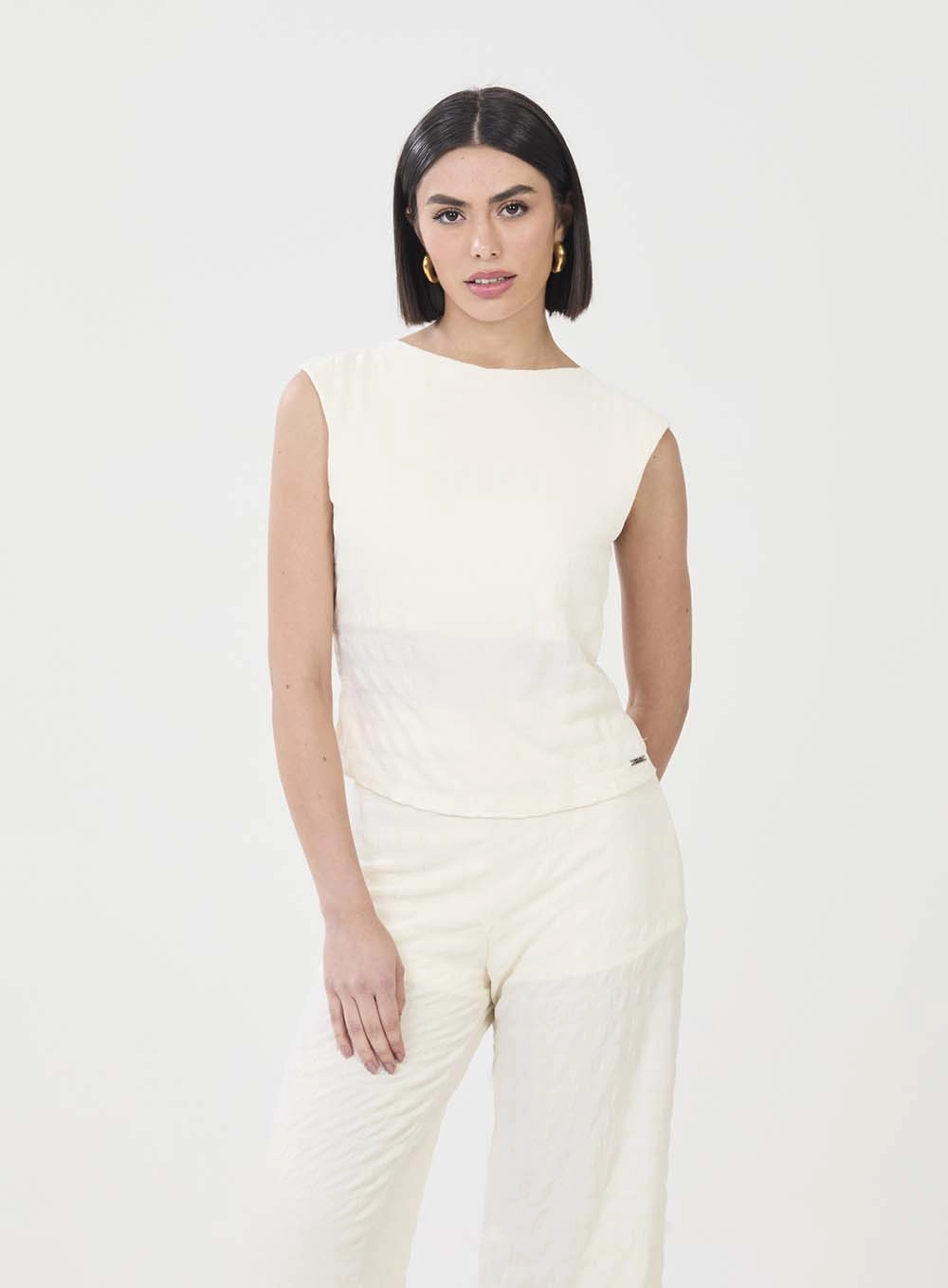 Blusa Small Malha Texturizada Off Shell 2